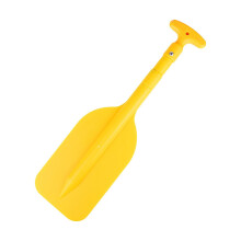 (Yellow) Boat Telescopic Paddle with Anti-Slip Handles Durable Portable Long Lasting Lightweight Comfortable