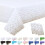 3 Pack White and Champagne Gold Dot Table Cloth Party Disposable 1