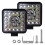 Personalized Car Squared Skull Headlight Wear-Resistant Automobile Headlight for Truck 1