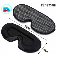 3D Memory Foam Silk Sleep Mask SoftWomen Men Eye Patches Comfort Three Dimensional Design Face Mask Eyeshade Night Breat