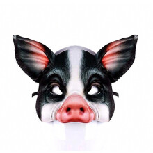 Pig Head Masks Mascaras Animales Masks Cosplay Halloween Mask Prop Party Carnival Mask Pig Head Mask Face Cover Pig Cosp