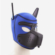 New Unisex Sexy Puppy Masks Cosplay Costumes Sponge Open Mouth Hole Dog Headgear Full Face Mask Hood for Halloween Party