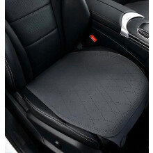 Summer Car Seat Cover Luxury Nappa Leather Vehicle Driver Seat Cushion Chair Protector Auto Interior Accessories Mat Uni