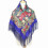 Χειμερινό ζεστό κασκόλ Tribe Shawl από βαμβάκι με κρόσσια για γυναίκες 1