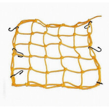 Super Strong Stretch Heavy-Duty 15" Cargo Organizer Net for Motorcycle Helmet Luggage storage Net Red