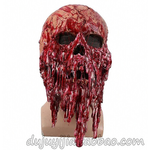 Horror mask masquerade bloody skull caps Easter dance performances props devil scary zombie