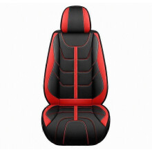 Napa Leather Car Seat Covers Universal Four Season Front/Rear Car Seat Cushion with Airbag Compatible Fit Most Car