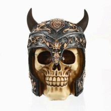 Resin Skull Crafts Piggy Bank Money Box Kids Adults Safe Money Bank Saving Coins Cash Fun Gift