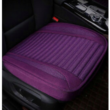 Breathable Car Seat Cover 9D Flax Seat Protection Cushion Four Seasons Universal Front And Rear Seat Anti-skid Pad Drive