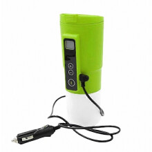 Taza térmica para coche de 12 V y 410 ml, de acero inoxidable, con control de temperatura inteligente integrado para cal