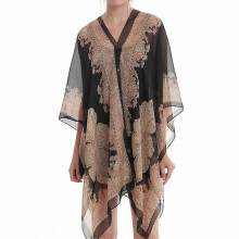 Pullover Chiffon Shawl Sun Protective Scarf for Beach