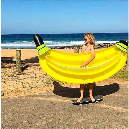 Banana Pool Float Inflatable Floating Lounge 1