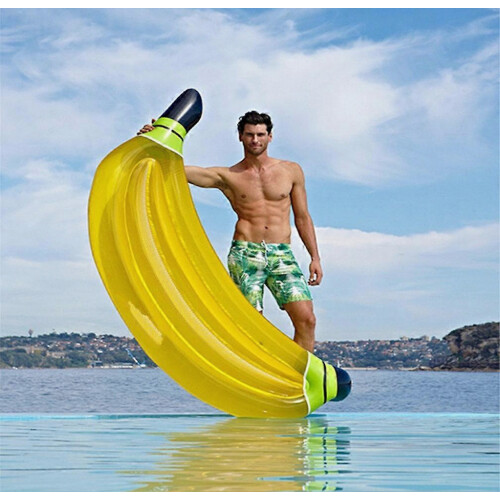 Banana Pool Float Inflatable Floating Lounge 2