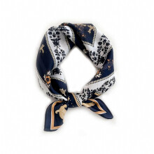 Lightweight Kerchief Silky Scarf Neck Shawl Uniform Wrap Handbag Accessories for Lady