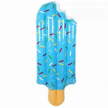 Aufblasbare Schwimminsel „Blaues Eis am Stiel“ für Erwachsene
