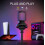 Microfono da gioco RGB con supporto a treppiede, microfono USB per PC ideale per podcast, video e streaming, microfono a 4