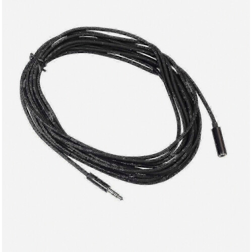 Καλώδιο επέκτασης ακουστικών 3.5mm Jack αρσενικό σε θηλυκό AUX, μαύρο 0.5m 1