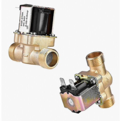 G1/2" Dc 24v Κανονικά Κλειστή Ηλεκτρική Μαγνητική Βαλβίδα Ορείχαλκου Συ 2