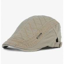 Men Flat Cap,Duckbill Hat,Tweed Cap Hunting Cap for Spring