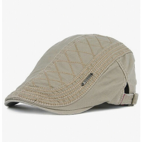 Men Flat Cap,Duckbill Hat,Tweed Cap Hunting Cap for Spring