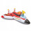 Ride On Battle Ship Red Inflatable Pool Float 1