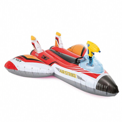 Ride On Battle Ship Red Inflatable Pool Float