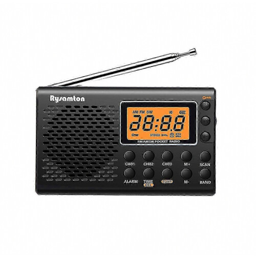 Φορητό ψηφιακό ραδιόφωνο FM/AM/SW πλήρους ζώνης με στερεοφωνική οθόνη