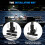 12 ιντσών φως πρύμνης Bimini Top Anchor Light, LED Pontoon φώτα πλοήγησης αδιάβροχα I 2