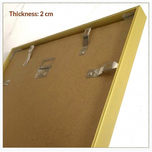 Μεταλλική κορνίζα A4 μεγέθους 21x29.7cm από κράμα αλουμινίου, ακρυλικό γυ 1