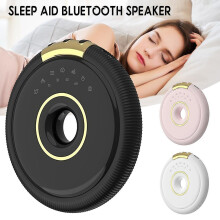 (White) Wireless Nature Sounds Pillow Speakers Portable Bone Conduction Speaker for Home Use