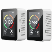 Stück Luftqualitätssensor, CO₂-Detektor mit fortschrittlichem NDIR-Sensor, Echtzeitüberwachung für Zuhause, Büro, Reisen