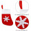20 Packs Mini Christmas Stockings for Table Decorations, Dinner Tableware Holders, Festive Sock Decor 3