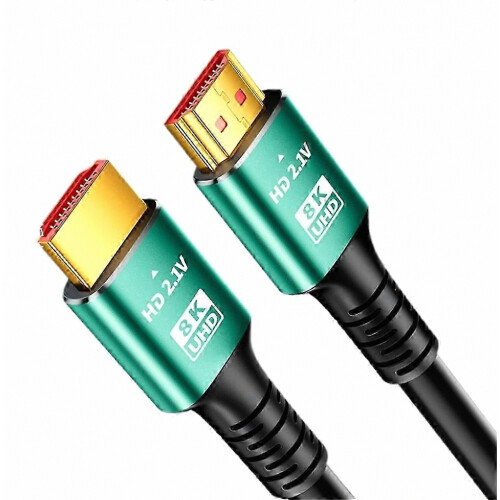 Καλώδιο βίντεο 2.1 5M 8K συμβατό με HDMI, προσαρμογέας υψηλής ταχύτητας 48Gb