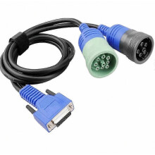 6-pins + 9-pins adapter voor Nexiq USB Link - Y-type kabel Deutsch PN 493148