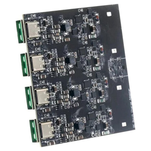 SCLS QC4.0 QC3.0 4 Way USB Type-C Mobile Phone Quick Charge Adapter 6-35V Step-Down Boost Module SW3518 1