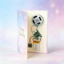 8M MP3 Audio Recording Playback Module Type-C Charging Music Voice Player One-Touch Record & for DIY Greeting Cards