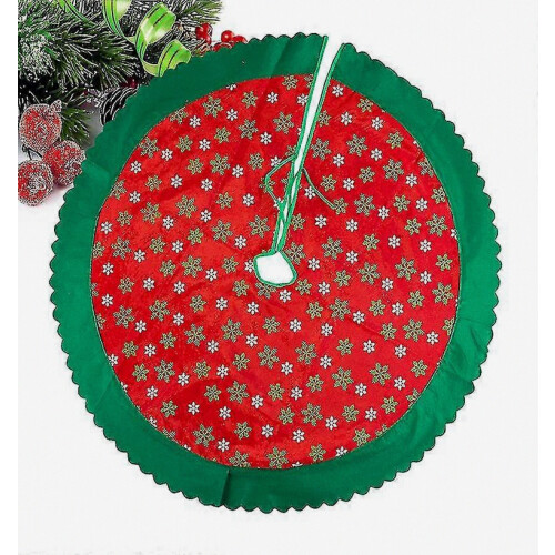 Decorative cover tree skirt for Christmas celebrations with foldable design 1