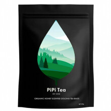 PiPi Tea Organic Honey Scented Oolong Tea Bags, 20 Count, Natural Honey Aroma, No Added Sugar, Premium Whole Leaf Oolong