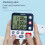 Digital Dual Kitchen Timer 3 Channels Count  Down Timer Cooking Timer Large Display Loud Volume Alarm 7