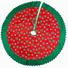 Decorative cover tree skirt for Christmas celebrations with foldable design
