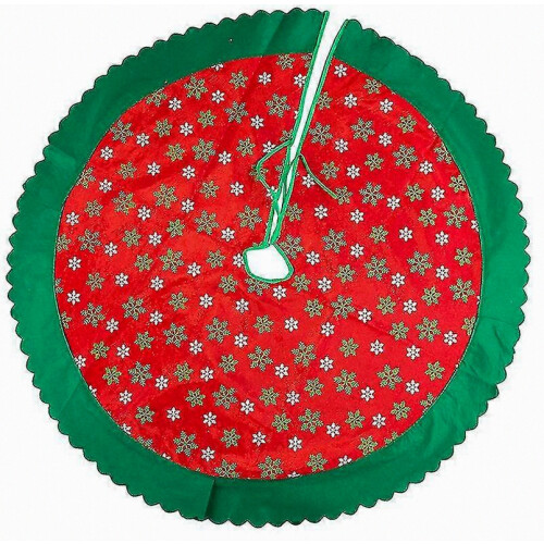 Decorative cover tree skirt for Christmas celebrations with foldable design