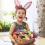 Easter Eggs Hunt Supplies With 24pcs Plush Bunny Filled Eggs 3