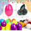 Easter Eggs Hunt Supplies With 24pcs Plush Bunny Filled Eggs 4