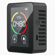 Luftqualitätswächter, CO₂-Detektor mit fortschrittlichem NDIR-Sensor, Echtzeitüberwachung für Zuhause, Büro und unterweg