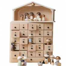 2026 The Rescuer Nativity Advent Set, Wooden Calendar Advent with 25 Drawers