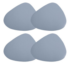 (Light Blue) Waterdrops Shape Non-Slip Table Mats Heat Insulation Table Mats For Tea Table