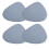 (Light Blue) Waterdrops Shape Non-Slip Table Mats Heat Insulation Table Mats For Tea Table 1
