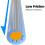 Low-Resistance Star-Shaped PTFE Tube Smooth Flow High Temperature Resistance for Bambu   3D Printer 2m 4