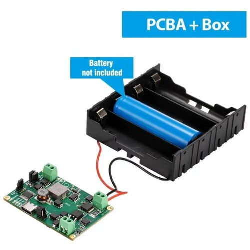 Solar Charger Module MPPT 3.7V Lithium Battery Type-C 5-24V 10-30W Solar Panel Output 5V/12V for DIY LoRa 2