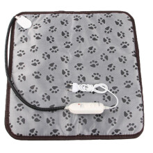 (footprint 50*70) Waterproof Electric Cartoon Pet Heating Pad Scratch-Resistant Warm Heated Mat Pet Winter Accessories